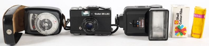 A Rollei 35 LED camera:, with Tritar 3.
