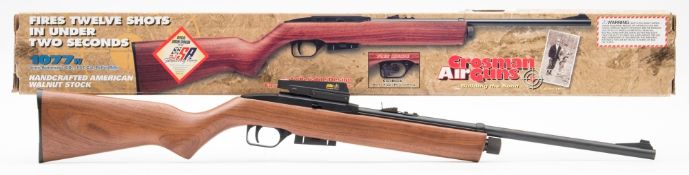 A Crossman Air Guns 1077 Semi -automatic CO2 .177 air rifle:.