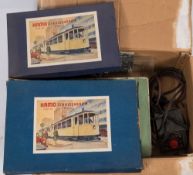 Marklin Hamo HO gauge, two boxed Strassenbahn sets No 50 and No 75 in original boxes:,