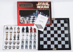 An A La carte Stare Wars Chess set:, boxed.