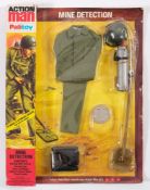 A Palitoy Action Man Mine Detection locker box carded outfit:,