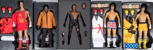 A group of four Hot Toys 1/6th scale 'Rocky' figures:,