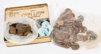 A collection of various GB and Foreign coinage and tokens:.