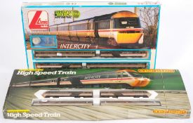 Hornby Railways, an OO/HO High Speed passenger train set: part track missing,