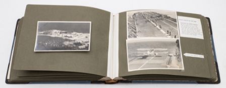 Of HMS Glorious and aviation interest- an album of photographs of HMS Glorious and aircraft in