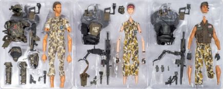 A group of three Hot Toys 1/6th scale Aliens figures:, comprising Private Vasquez,