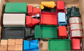 A group of nine Tri-ang Minic clockwork commercial vehicles:,