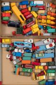 A collection of Matchbox 1-75 series and other small scale diecast vehicles:.