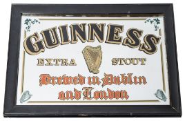 Two Guinness wall mirrors 'Guinness Extra Stout':, 54 x 82cm and 36 x 47cm (2).
