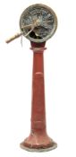 An overpainted ship's telegraph by Chadburns:,