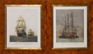 Harold Wyllie after W L Wyllie - The First Journey of the Victory 1778;