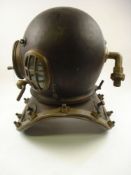 A 12-bolt diving helmet in the manner of Siebe Gorman & Co:,