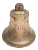 The ship's bell from the Allan Line passenger ship SS Numidian:,