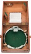 Two Admiralty pattern azimuth circles in fitted cases: (2).