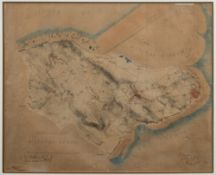 A 19th Century Royal Engineers Reconnaissance Map of Bideford and the North Devon Coast,