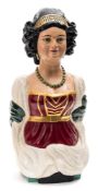 A carved figurehead 'Lady of The Sea' by Charles Moore:,