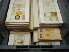 A collection of microscope slides various subjects including insects and others : (a lot).