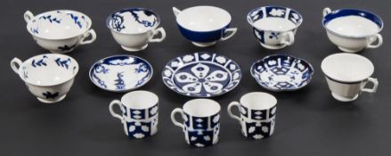 Of U Boat interest, A group of twelve pieces of German WWII Kreigsmarine tea ware