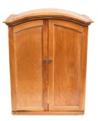 A teak cabin cupboard:,