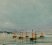 Studio of Anthony Amos [20/21st Century]- The Trawler Fleet,