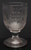 A nautical engraved rummer:,