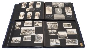 Of Royal Navy Interest- two albums of photographs 'World Cruise of the British Special Service