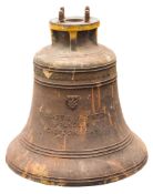 A large buoy or quayside bell for the Gas Accumulator (UK) Ltd, by Gillet & Johnson, London:,