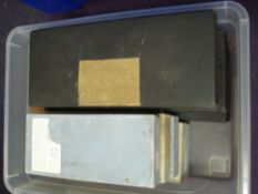 A collection of microscope slides various subjects including Marine, Zoology and Botanical:,