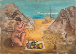 * Gustav Hellmut Sail [1908-1971]- Matador; Reclining Nude; Beach Picnic,
