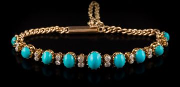 A late 19th century gold,