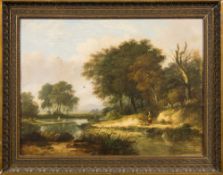 William Traies [1789-1872]- A Devon landscape,
