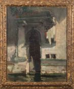 Ethel Maud Raeburn [1867-1935]- Doorway, Venice,:- signed bottom left oil on canvas 40 x 32cm.