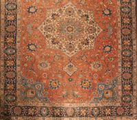 A Tabriz carpet:,