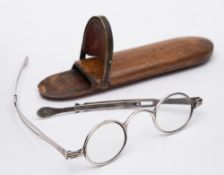 A pair of George IV silver spectacles, maker Thomas Millington, Birmingham,