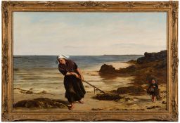 James Clarke Hook [1819-1907]- The Kelp Gatherers;