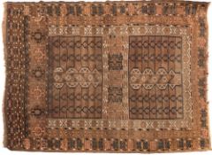 A Turkoman rug: of Hatchli design,