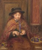 David Lee [1863-1889]- The Violet Seller,