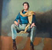 Robert O. Lenkiewicz [1941-2002]- Study of Mark Vaughan,:- Project 17.