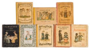GREENAWAY, Kate - Almanack : eight different almanacks, org.