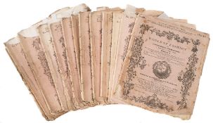 WORLD OF FASHION : 13 individual parts, 66 hand coloured plates, org.