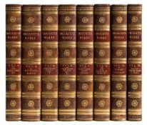 SMOLLETT, Thomas - The Works : 8 vol. set, full tree calf contrasting morocco labels, 8vo, 1797.