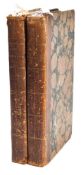 BELLE ASSEMBLEE : 2 vols, vol. X1X, 25 hand coloured plates, cont half calf worn, 8vo, 1819.