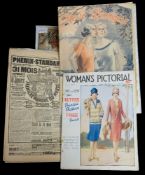 FASHION MAGAZINES : a box of mainly 20th century fashion magazines inc. Woman's Pictorial No.