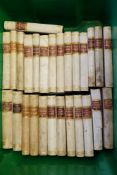 COLLINS, Wilkie - Man and Wife : 3 vols, half vellum, 8vo, Tauchnitz, 1870.