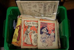 FASHION MAGAZINES : a box of mainly late 19th to 20th century magazines, inc.
