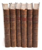 SWIFT, Jonathan - The Works : 6 of 7 vols, lacks volume 2, 8 plates, cont.