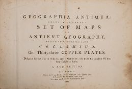 CELLARIUS - Geographia Antigua : set of maps of ancient geography - 33 copper engraved maps, cont.