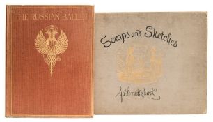 JOHNSON, A.E - The Russian Ballet : illust. by Rene Bull, org. cloth, 4to, Constable, 1913.
