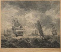 DANIELL, William : [1769-1837] - The Longship's Lighthouse off the Lands End, Cornwall,