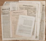 CHANNEL ISLANDS : twelve newspapers and broadsides, inc.